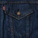 VINTAGE LEVIS TYPE 3 JACKET 2 POCKETS SINGLE STITCH SIZE 42 MADE IN USA