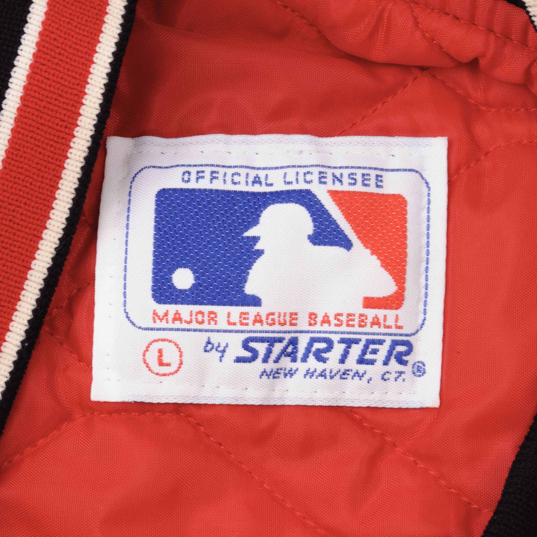 VINTAGE STARTER MLB ST LOUIS CARDINALS SATEEN JACKET 1990S LARGE MADE USA