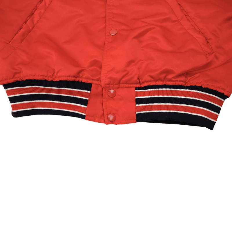 VINTAGE STARTER MLB ST LOUIS CARDINALS SATEEN JACKET 1990S LARGE MADE USA