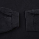 Vintage Black Nike Long Sleeve High Neck 1990s Heavy Weight Tee Shirt Size Medium. Made In USA
