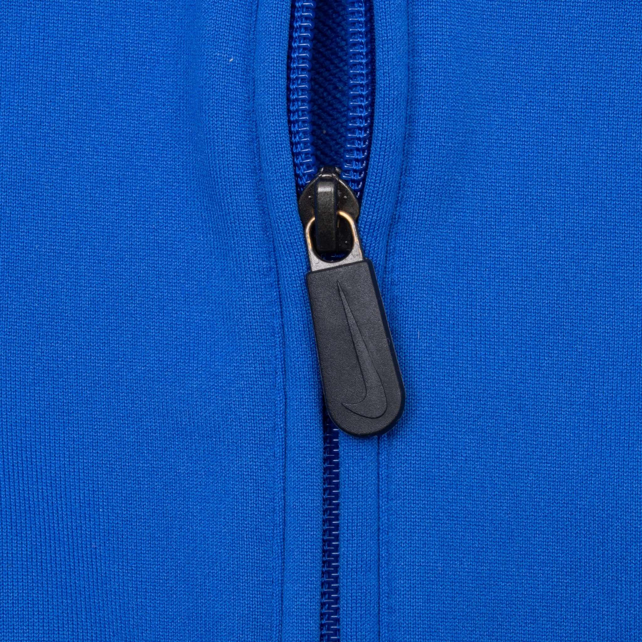 Vintage Nike Classic Swoosh Blue Track Jacket 1990S Size XL