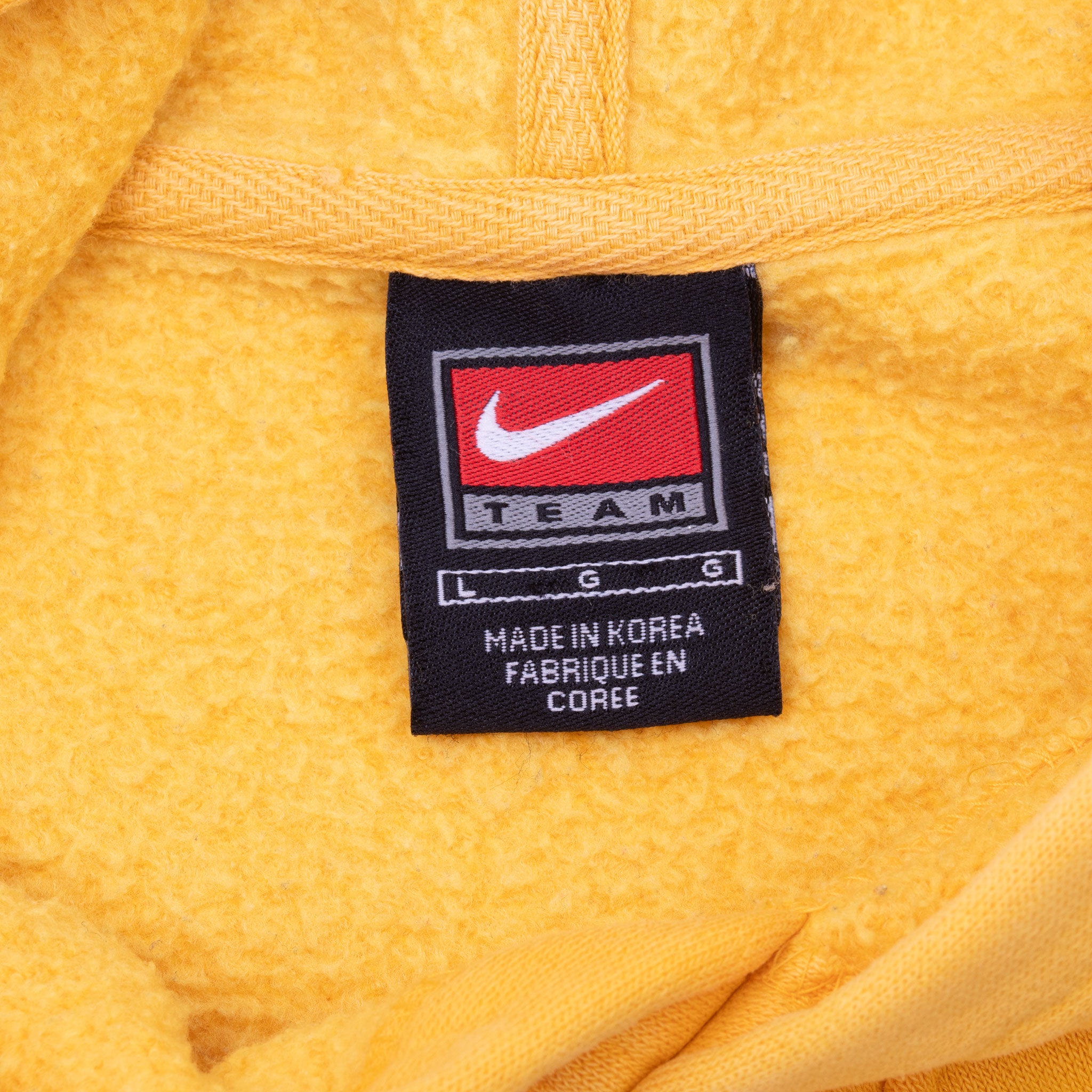 Vintage Nike Nba Los Angeles Lakers Center Swoosh Hoodie Sweatshirt Size Large 1990S