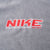 Vintage Nike Grey Fleece Hoodie Sweatshirt 2000S Size XL