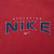 Vintage Nike Athletics Burgundy Sweatshirt 1990S Size Large Made In Usa
