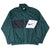 Front of green Nike full-zip windbreaker with black-and-white chest panel and Swoosh
