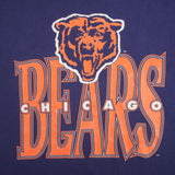 Vintage Nfl Chicago Bears 1990S Tee Shirt Size 2Xl Made In Usa With Single Stitch Sleeves
