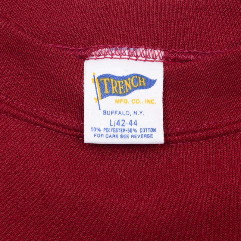 Vintage UNC University of North Carolina Tar Heels College Basketball Sweatshirt 1980S XL Made In USA