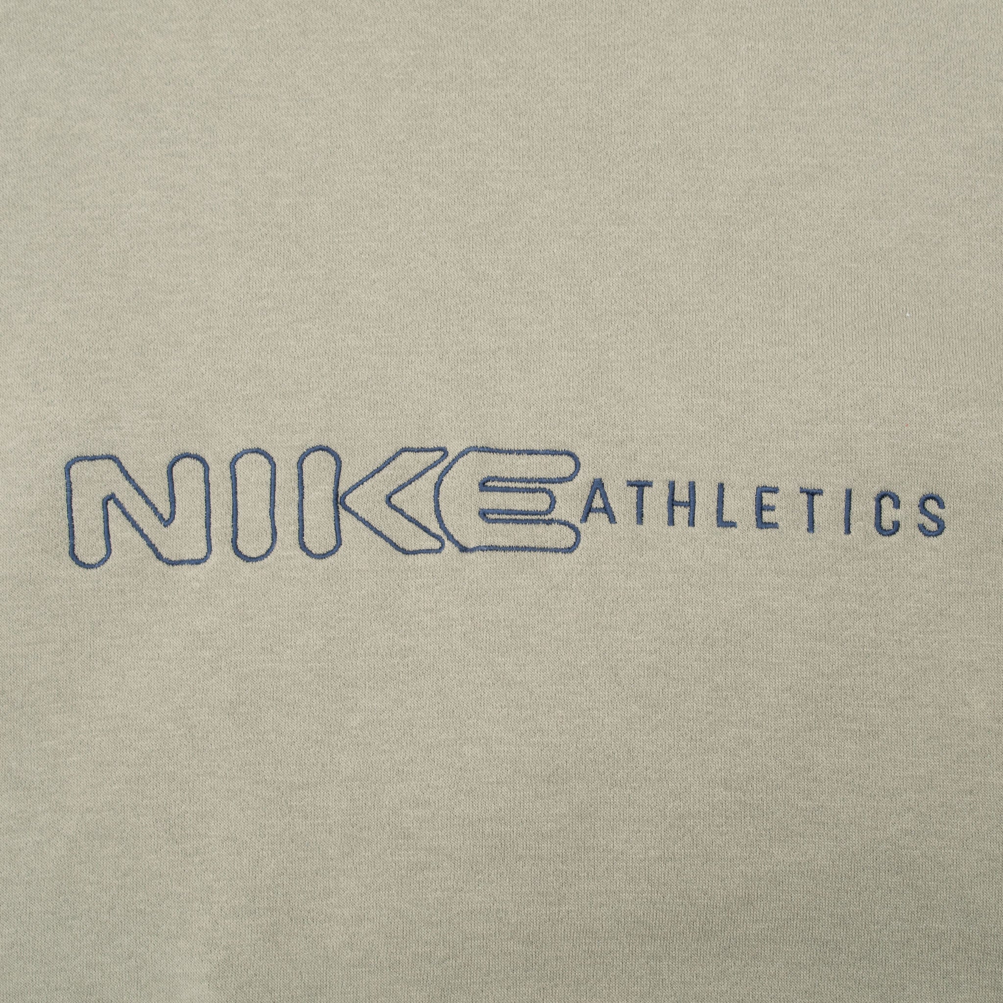 VINTAGE NIKE SPELLOUT SAGE GREEN SWEATSHIRT 2000S SIZE MEDIUM