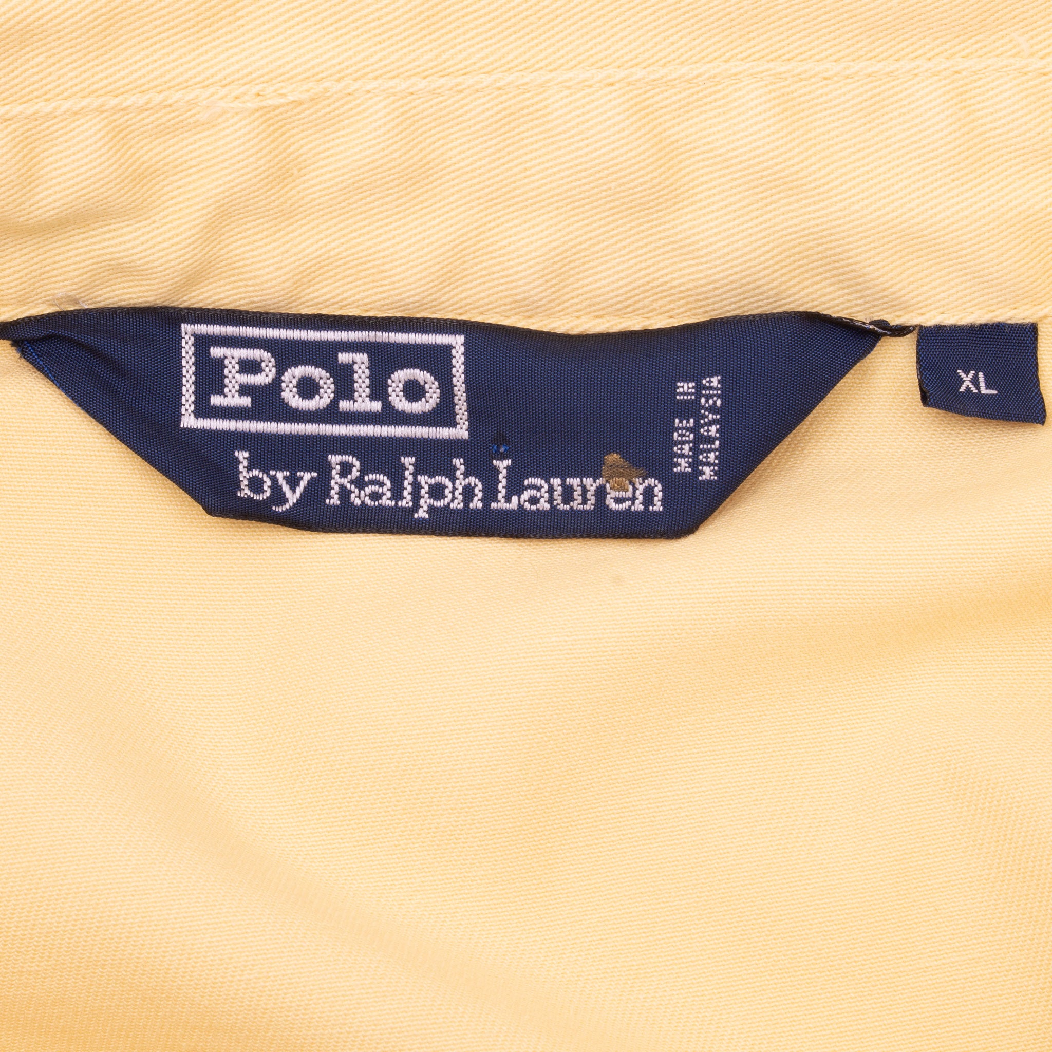 Vintage Polo Ralph Lauren Olive Green Harrington Golf Jacket 1990S Size XL