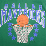 Vintage Nba Dallas Mavericks Sweatshirt Early 1990S Large Made In USA