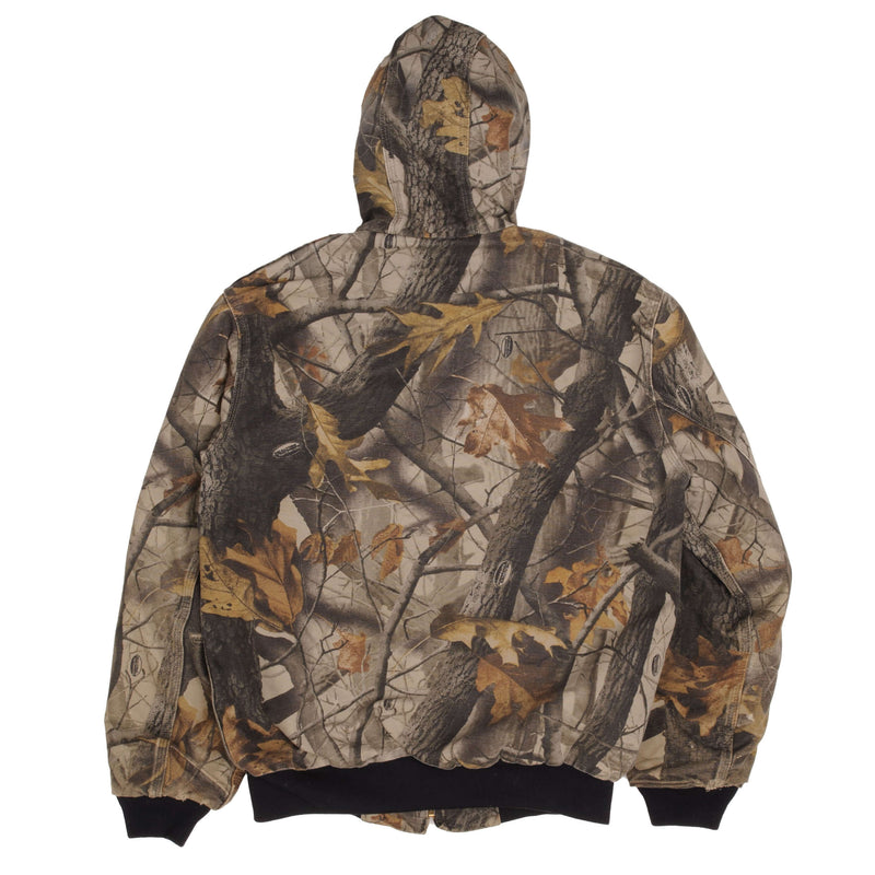 Vintage Carhartt Hunter Realtree Hardwood Camo Jacket Size Small