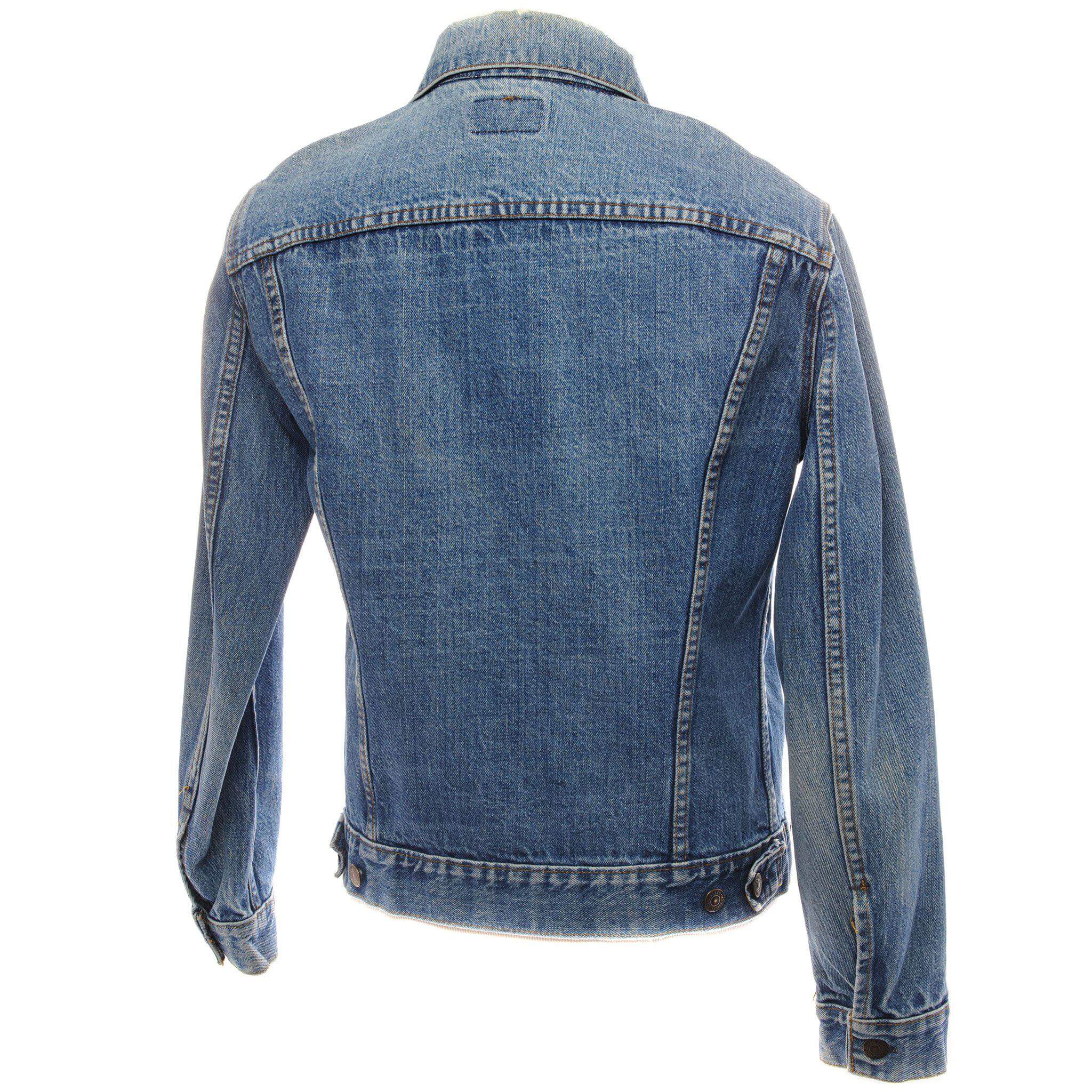 VINTAGE LEVIS TYPE 3 JACKET 2 POCKETS SINGLE STITCH 1980S SIZE 40 MADE IN USA