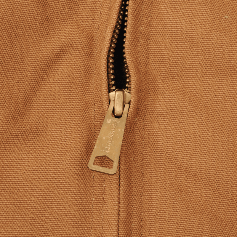 Vintage Carhartt Detroit Style Blanket Lined Worker Jacket 1990S Size Large Made In USA Deadstock