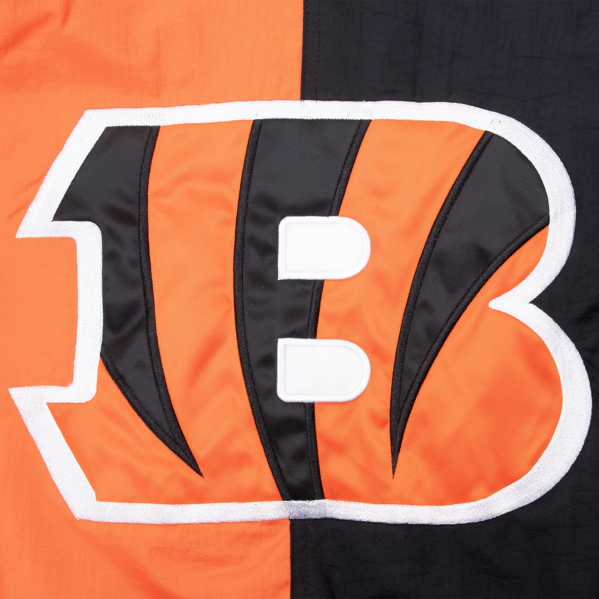 Vintage Nfl Cincinnati Bengals Hooded Windbreaker Jacket 1990S Size Large