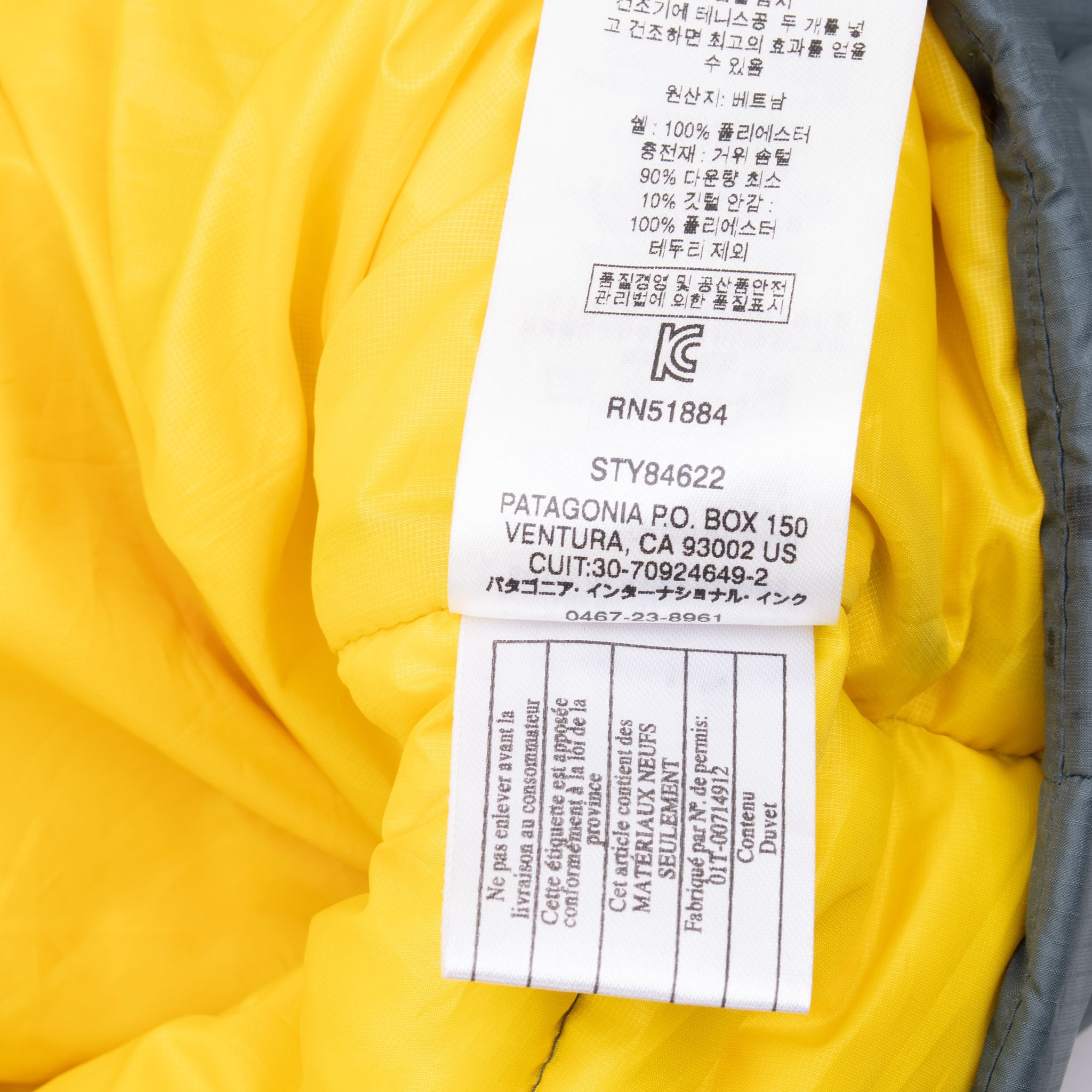 Vintage Patagonia Down Sweater Grey Vest Puffer Jacket Size XS

RN51884

STY84622