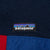 VINTAGE PATAGONIA SNAP T BLUE & RED SYNCHILLA PULLOVER FLEECE JACKET MEDIUM