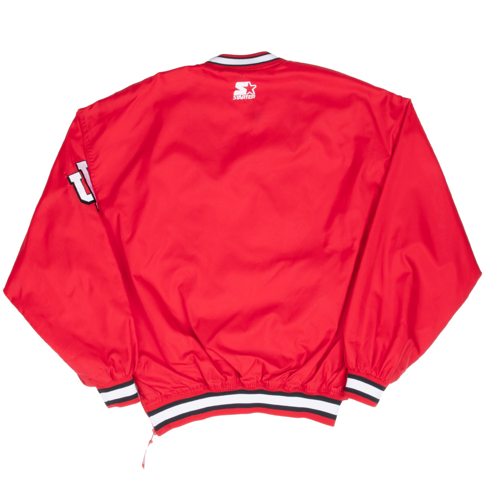 Vintage Ncaa Indiana Red Starter Pullover Jacket 1990S Size Large