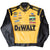 VINTAGE NASCAR MATT KENSETH DEWALT JEFF HAMILTON LEATHER JACKET 2000S SIZE XL