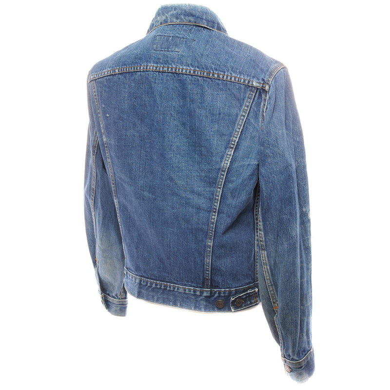 VINTAGE LEVIS TYPE 3 JACKET 2 POCKETS SINGLE STITCH SIZE 42 MADE IN USA