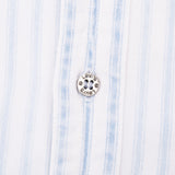 Vintage Levis Blue And White Striped Pocket Shirt 1990S Size Large