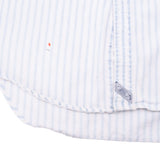 VINTAGE LEVIS BLUE AND WHITE STRIPED POCKET SHIRT 1990S LARGE