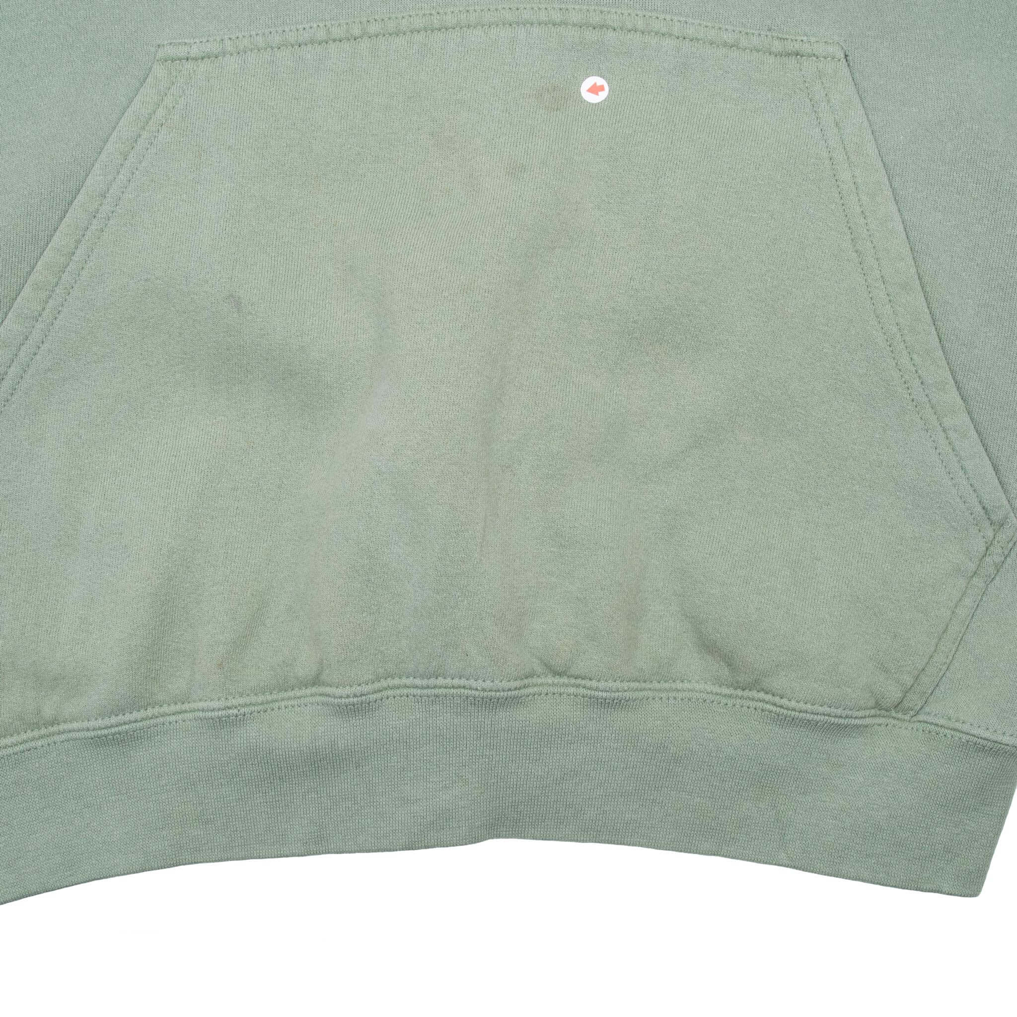 VINTAGE NIKE CENTER SWOOSH SAGE GREEN TRAVIS SCOTT HOODIE 2000S SIZE MEDIUM