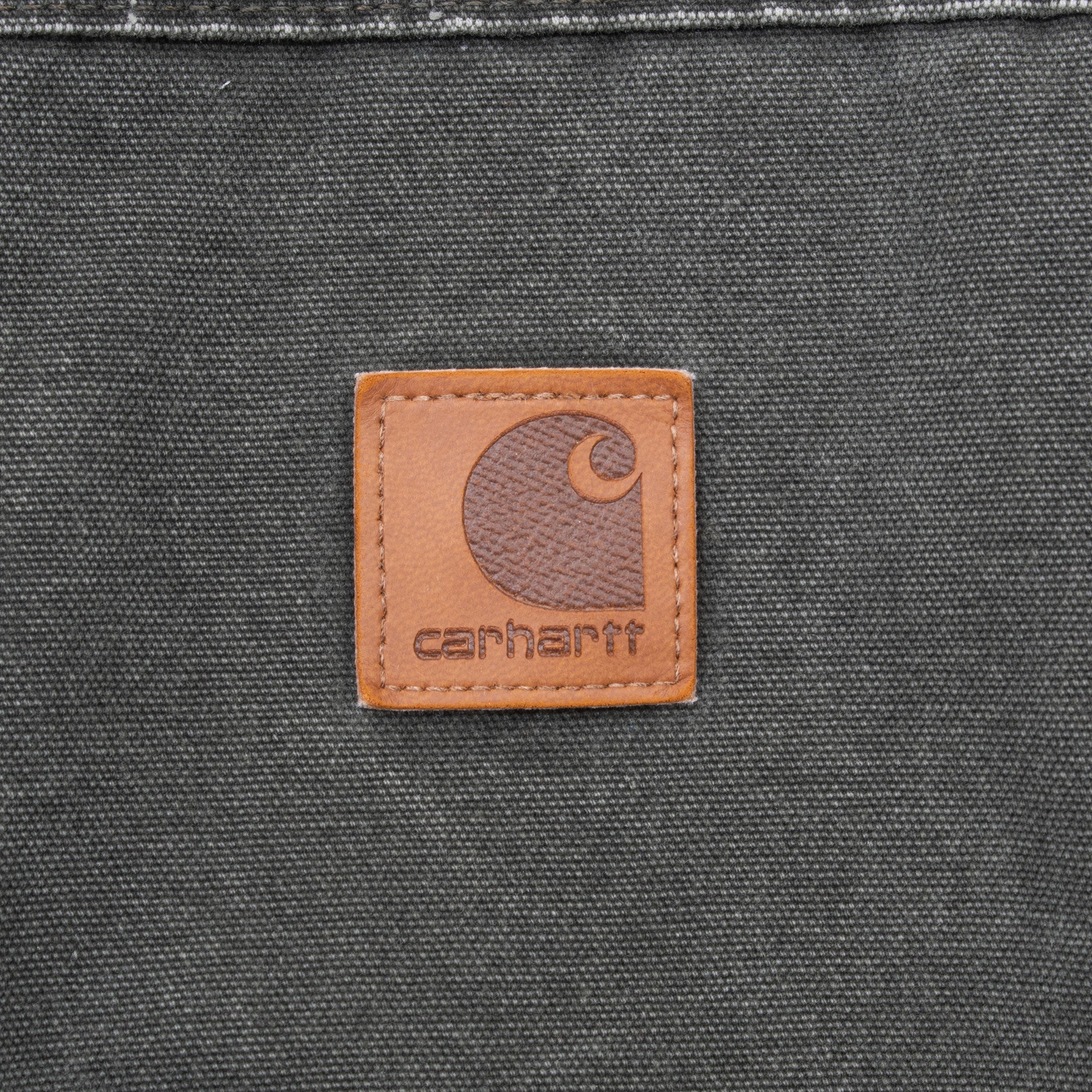 Vintage Carhartt Sherpa Lined Green Vest Jacket 2002 Size XL Tall V13Mos Made In Usa