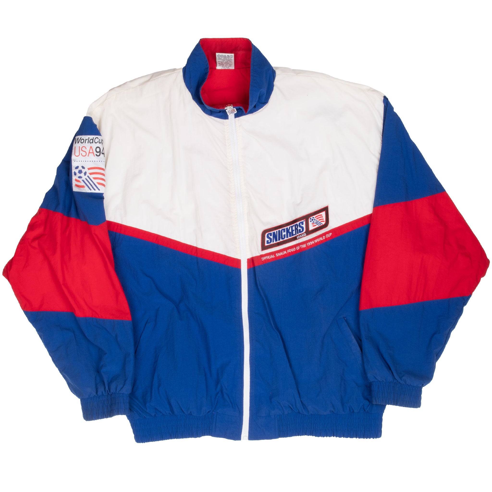 Vintage Soccer World Cup 1994 Team Usa Snickers Windbreaker Jacket 1990S Size XL