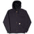 VINTAGE CARHARTT HEAVYWEIGHT FULL ZIP BLACK HOODIE SWEATSHIRT SIZE LARGE