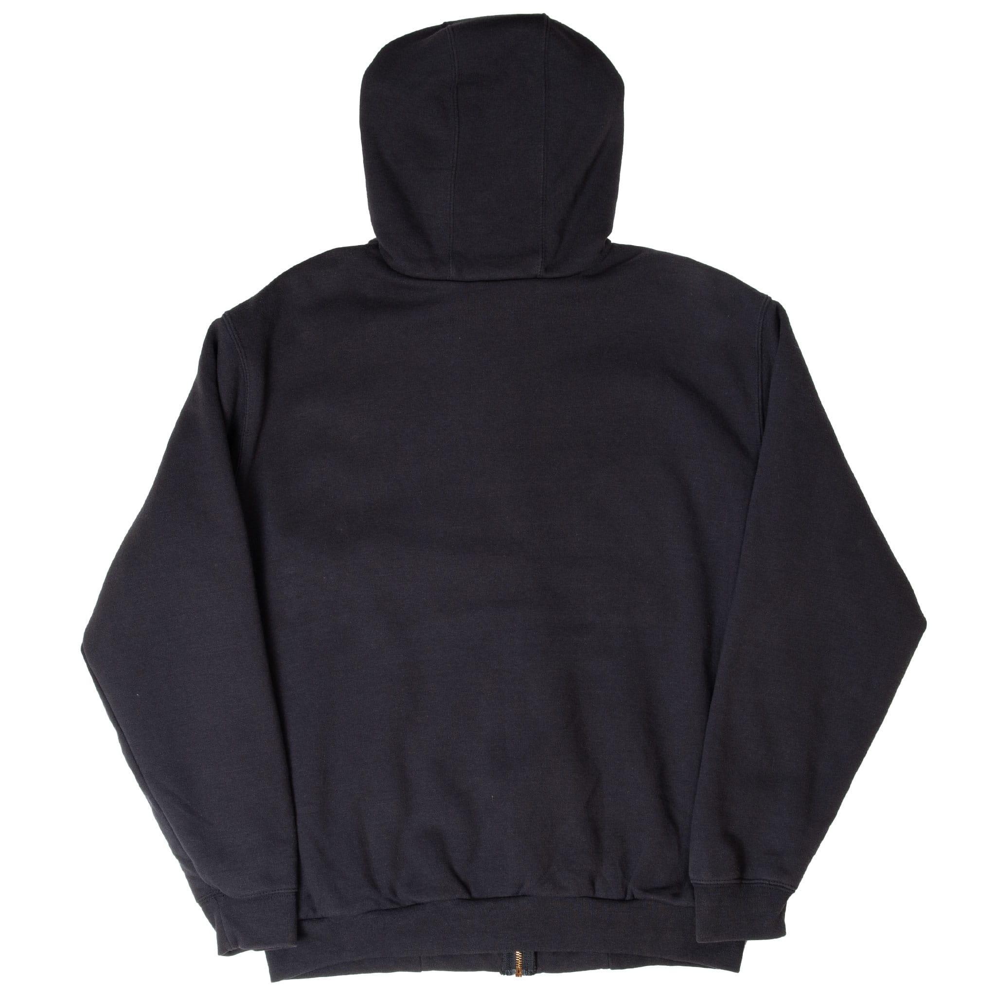 VINTAGE CARHARTT HEAVYWEIGHT FULL ZIP BLACK HOODIE SWEATSHIRT SIZE LARGE
