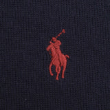 Polo Ralph Lauren Navy Blue Quarter Zip Sweatshirt Size Large 
