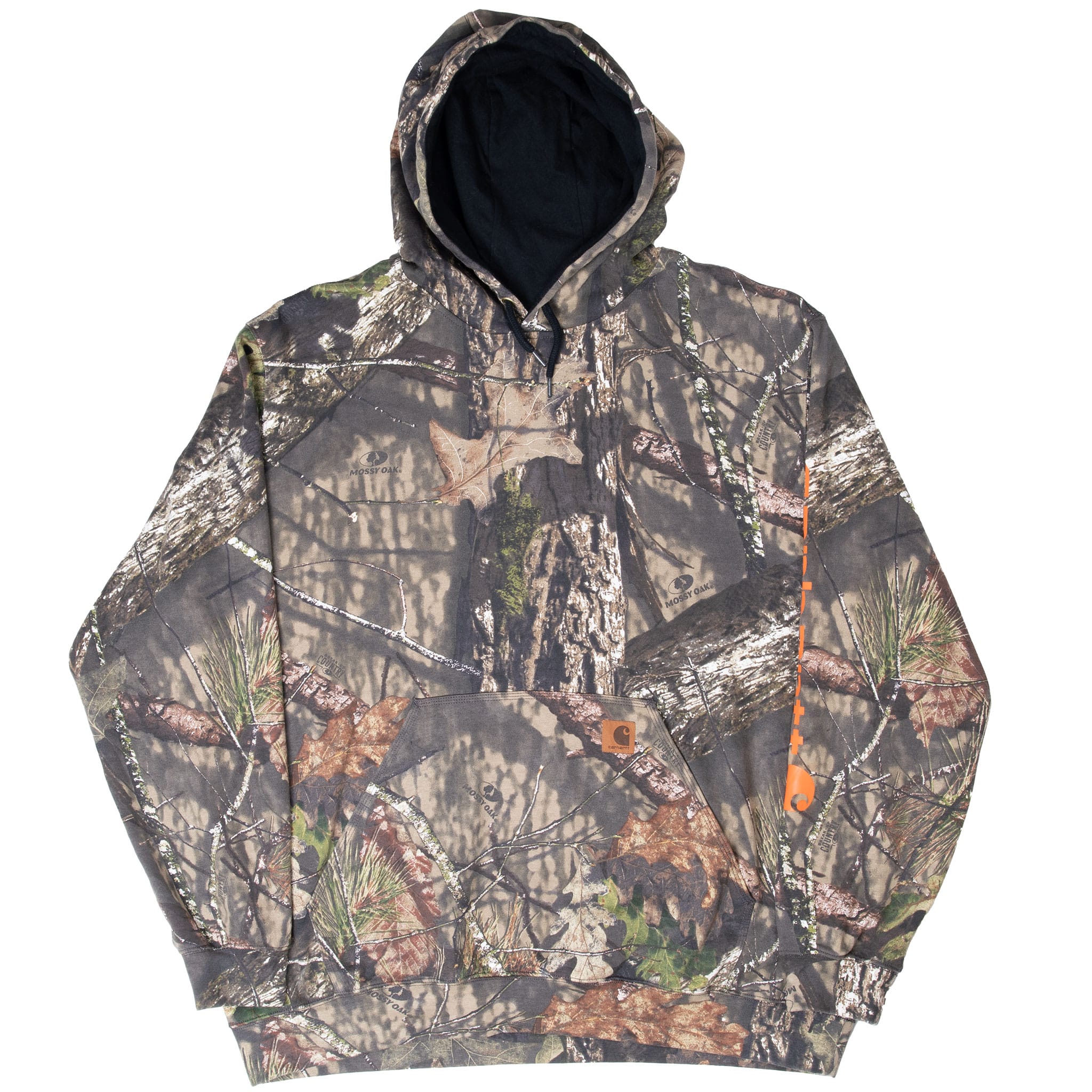 VINTAGE CARHARTT MOSSY OAK BREAK UP COUNTRY HOODIE SWEATSHIRT 2XL