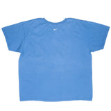 Vintage Nike Spellout Blue Tee Shirt 2000S Size 2XL