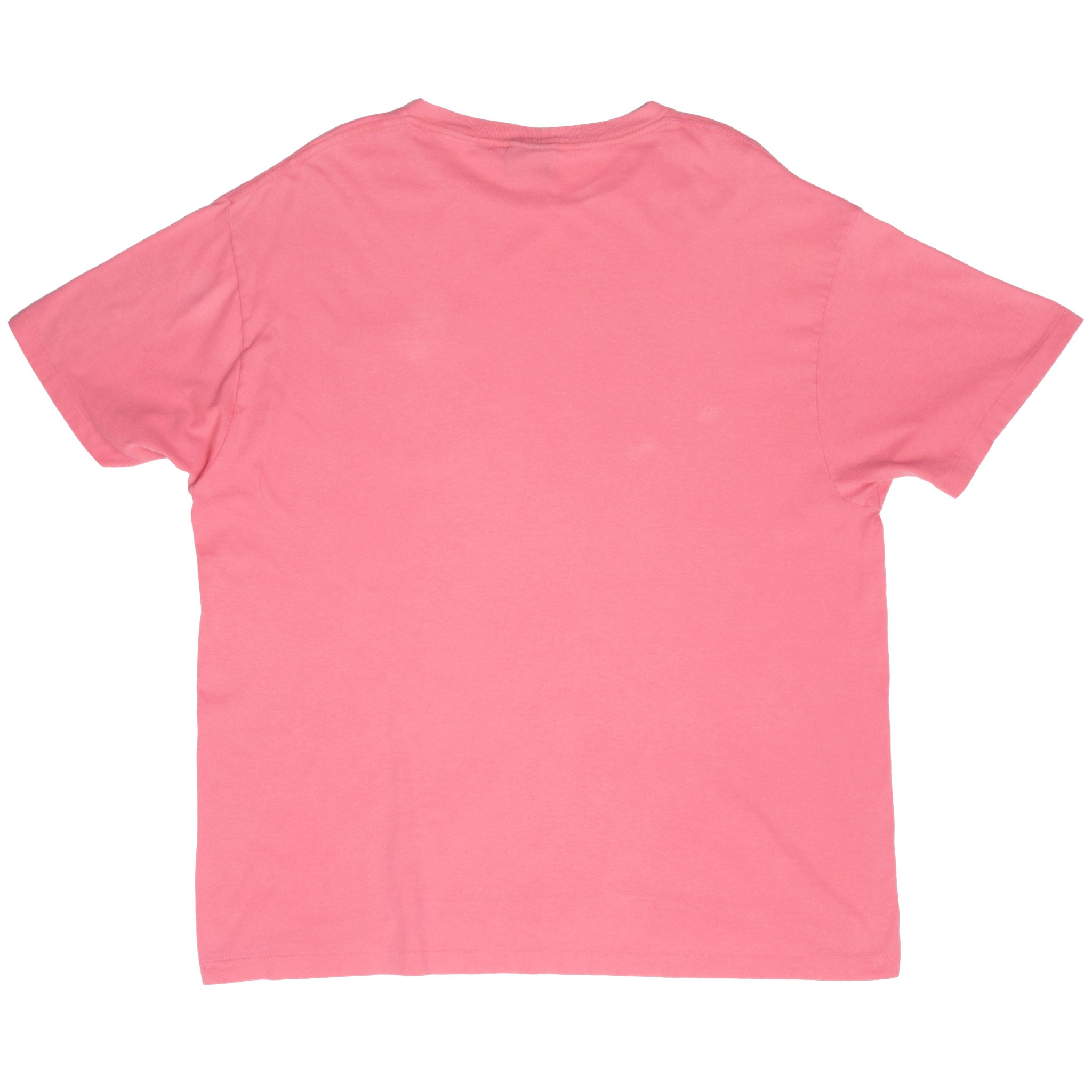 Vintage Polo Ralph Lauren Pink Pocket Tee Shirt 1990S Size Medium Made In Usa