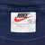 Vintage Nike Cycling Blue Swoosh Tee Shirt 1990S Size Small Made In Usa