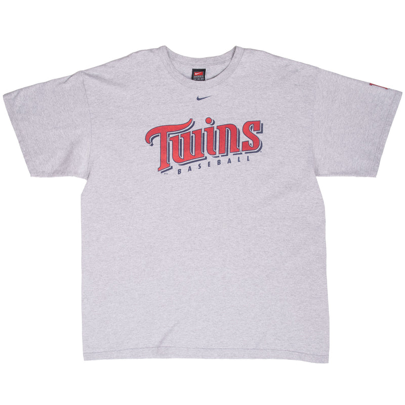 Vintage Nike Mlb Minnesota Twins Center Swoosh Tee Shirt 2001 Size XL
