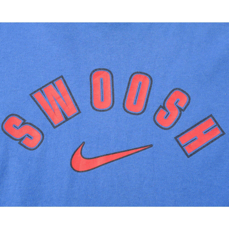 VINTAGE NIKE TEE SHIRT SWOOSH SIZE MEDIUM MADE IN USA 1987-1992