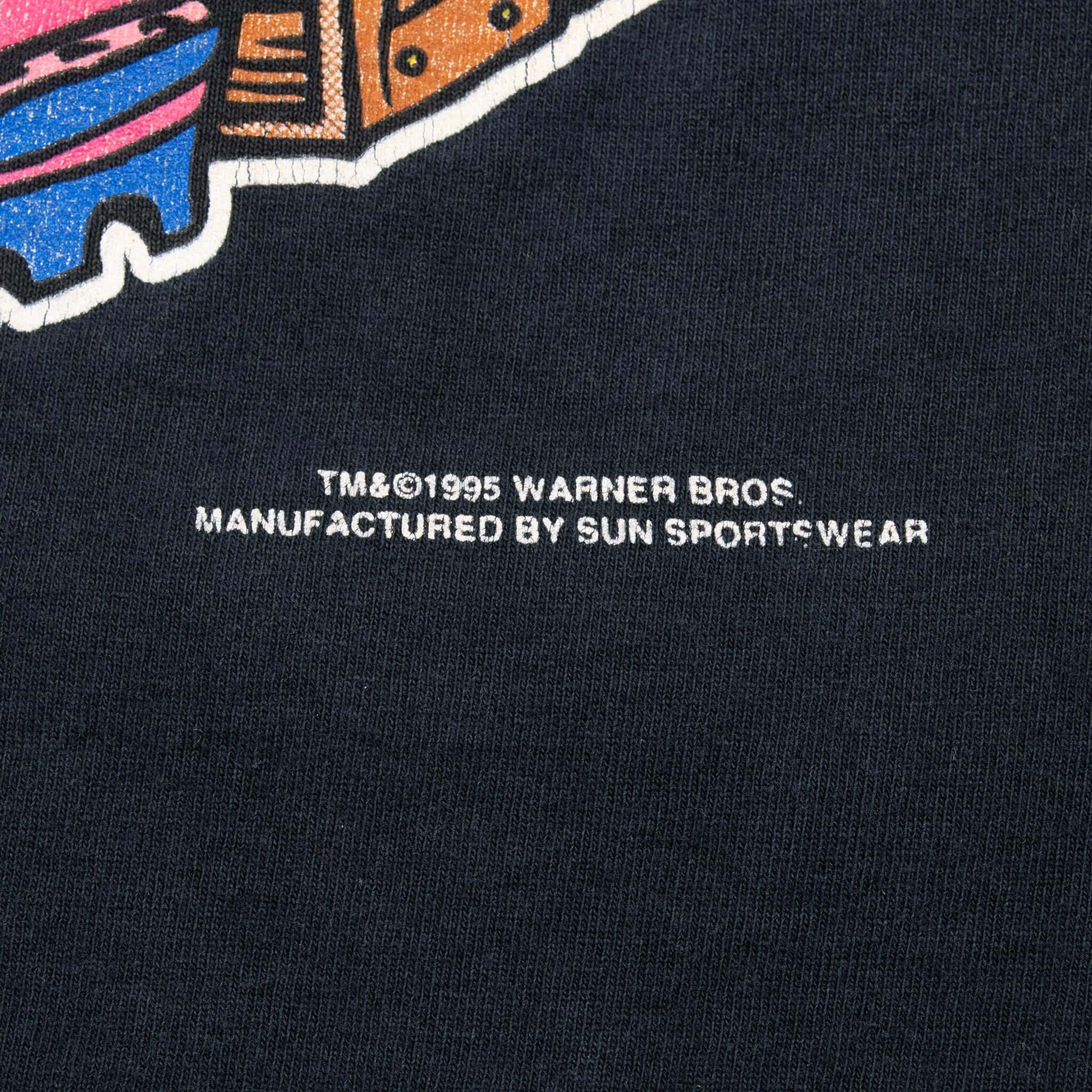 Vintage Looney Tunes Tweety 1995 Tee Shirt Size XL Made In Usa With Single Stitch Sleeves