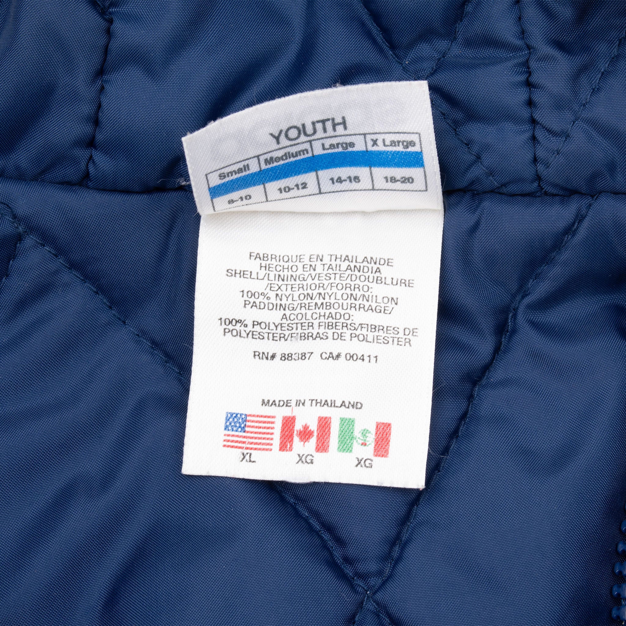 Vintage Adidas Blue Windbreaker Jacket 1990S Size XL Youth(18-20)