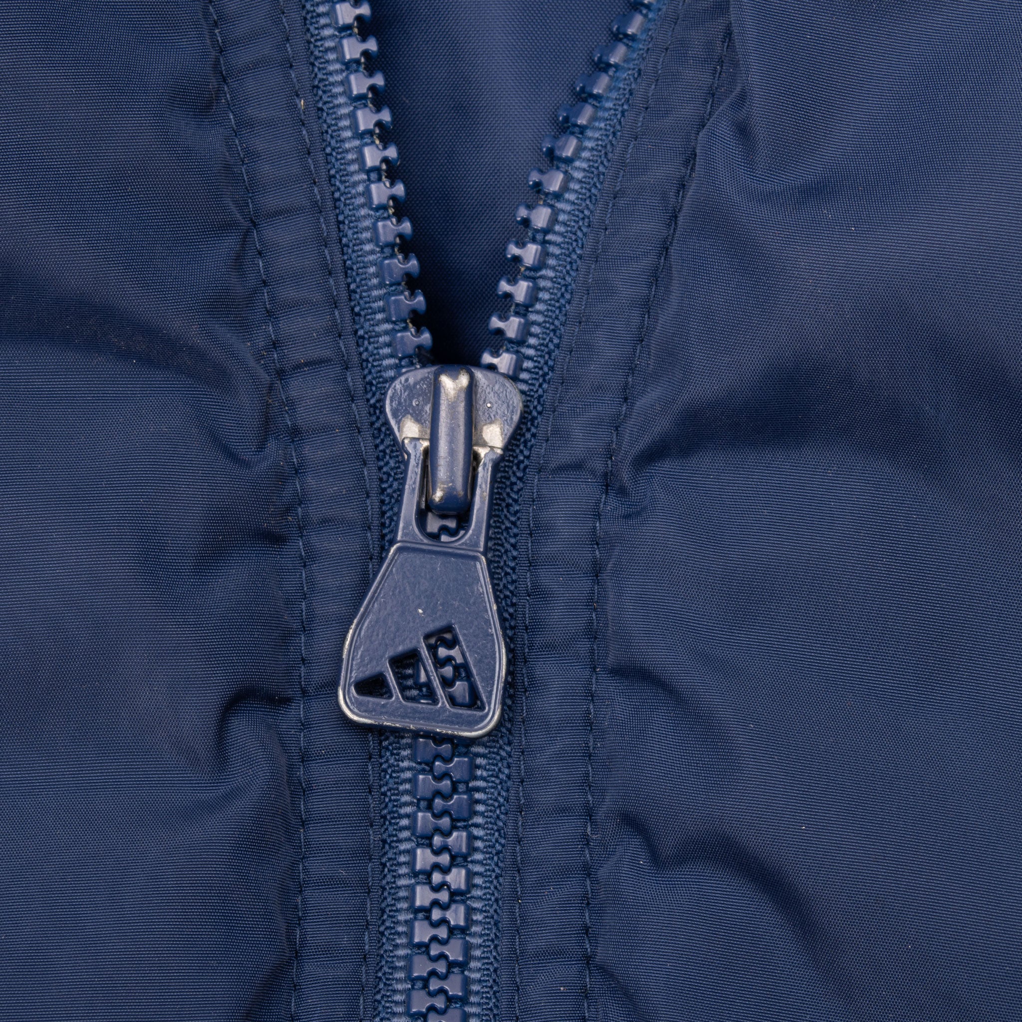 Vintage Adidas Blue Windbreaker Jacket 1990S Size XL Youth(18-20)