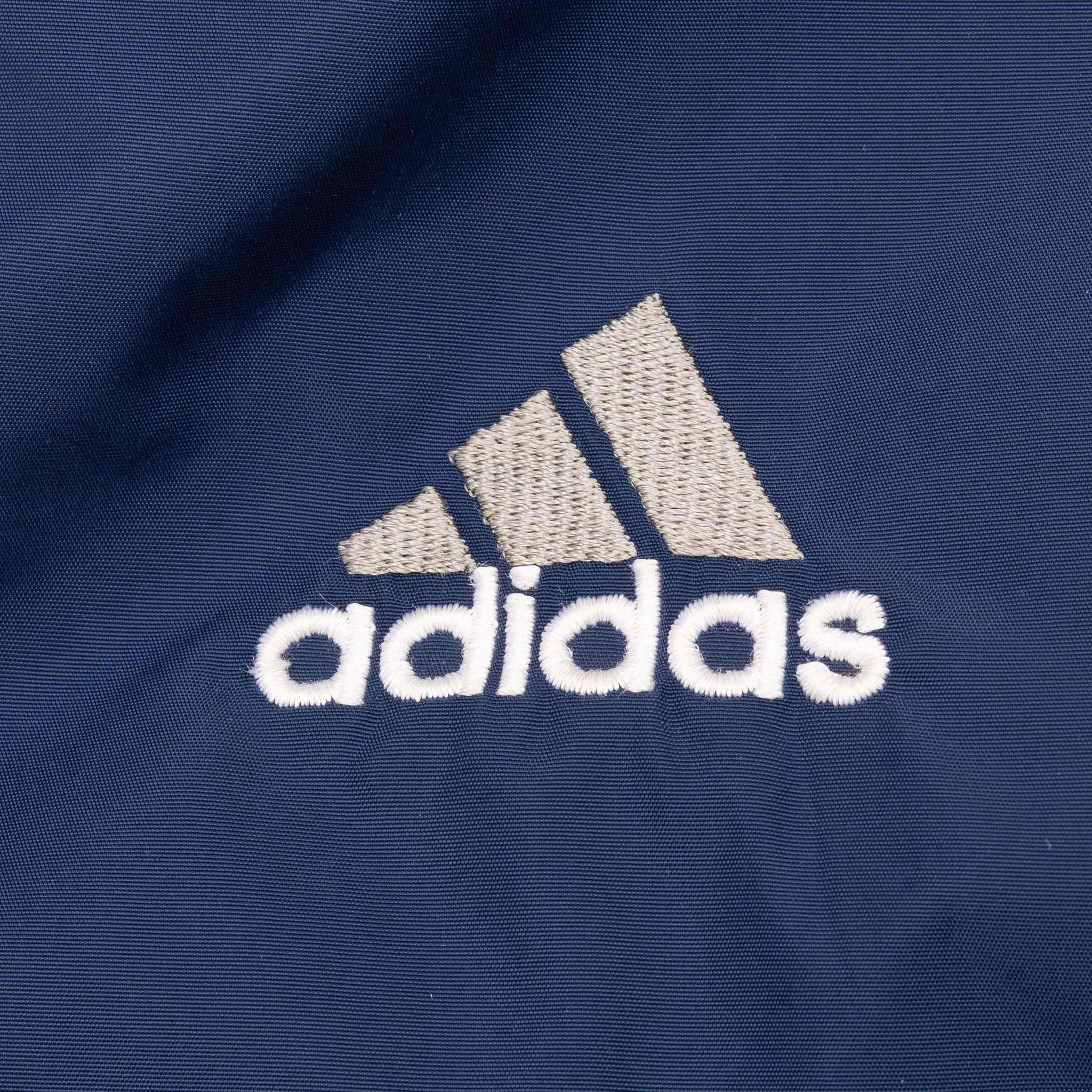 Vintage Adidas Blue Windbreaker Jacket 1990S Size XL Youth(18-20)