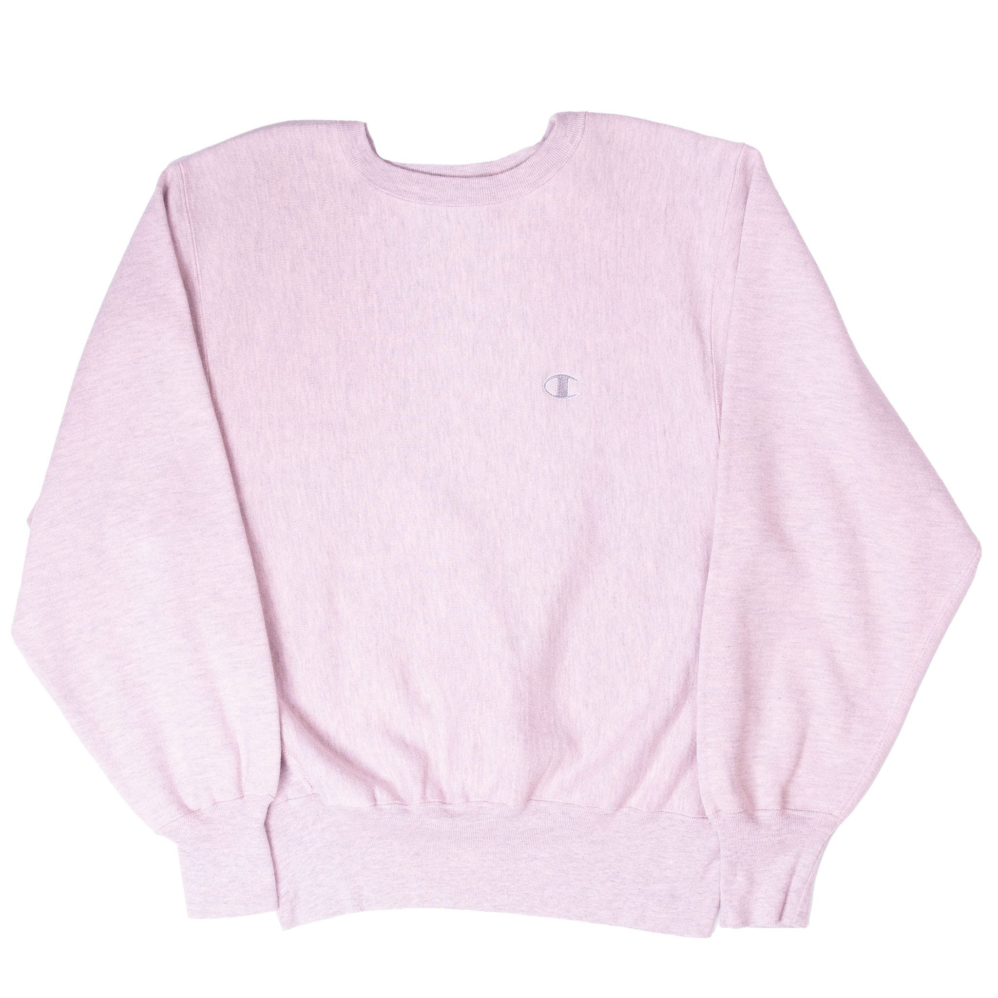 VINTAGE CHAMPION REVERSE WEAVE GREY PINK SWEATSHIRT 1980S MEDIUM MADE IN USA