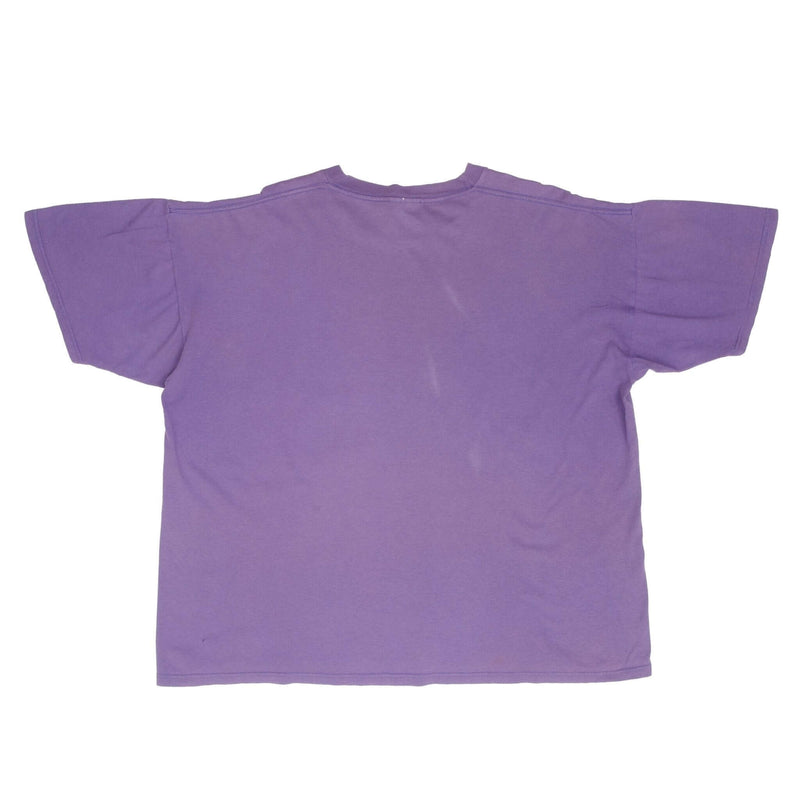Vintage Purple MLB Colorado Rockies Tee Shirt 1996 Size XL