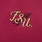 Vintage Nike FSU Florida State University Red Long Sleeve Turtle Neck Tee Shirt 1990S Size Medium Made In Usa