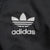 Vintage Adidas Black Grey Hooded Windbreaker Jacket 1990S Size Medium