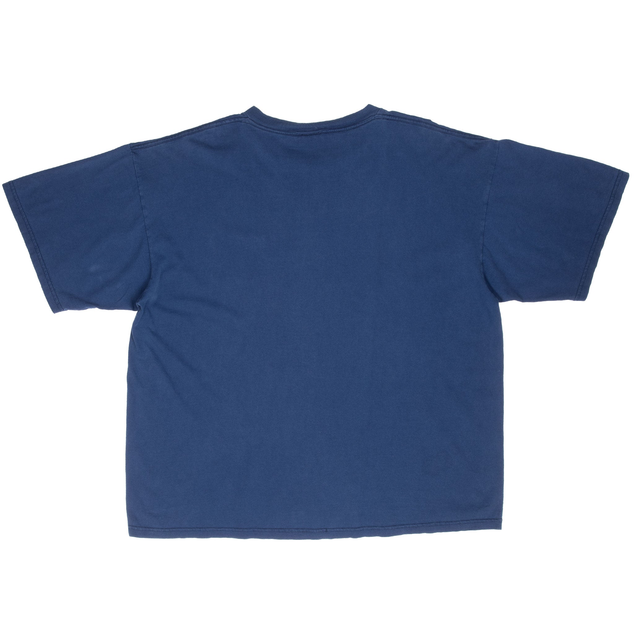 Vintage Nike Navy Classic Swoosh Tee Shirt 1990S Size XL Made In USA