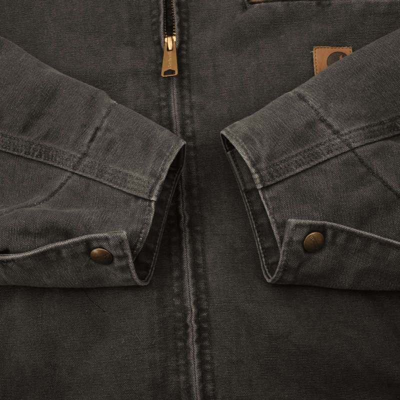 CHAQUETA DE TRABAJO VINTAGE CARHARTT ESTILO DETROIT ANOS 90 J97MOS XL FABRICADA EN EE. UU
