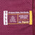 Arizona State Sun Devils Athletic Apparel by Majestic hem patch on maroon mesh fabric