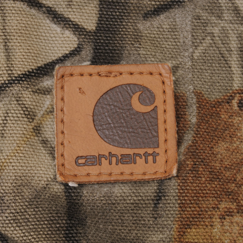 Vintage Carhartt Hunter Realtree Hardwood Camo Jacket Size Small