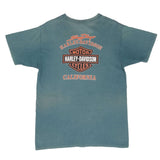 Vintage Harley Davidson Rules San Diego California Tee Shirt 1995 Size Large Made In USA